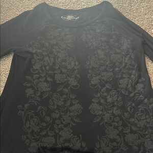 Women's Black Sweater Top